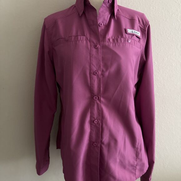 Habit Button Up Ladies M Outdoor Shirt - Picture 1 of 9